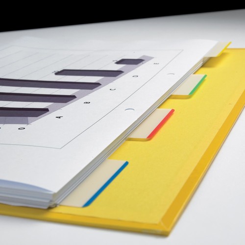 Haftstreifen Post-it Index Strong 50,8x38mm 4 Grundfarben gebogen transparent 3M I686-A1 (PACK = 4x6 STÜCK) Produktbild Additional View 6 L