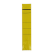 Rückenschilder für Handbeschriftung 39x192mm kurz schmal gelb selbstklebend (BTL=10 STÜCK) Produktbild