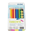 Farbstifte dreikant 12-teilig sortiert Milan (ETUI=12 STÜCK) Produktbild