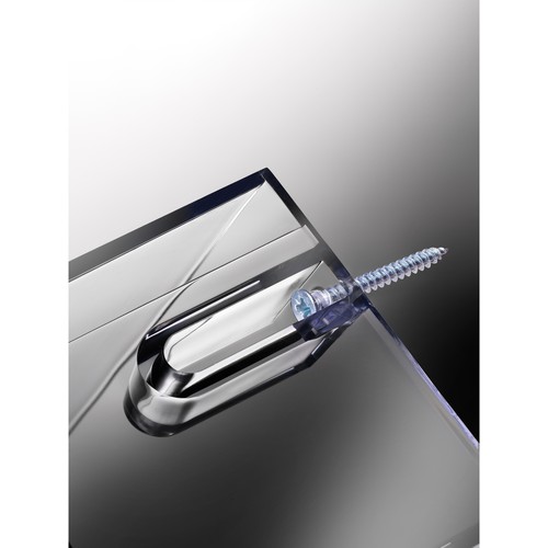 Wand-Prospekthalter 3x A4 je 30mm glasklar Acryl Sigel LH135 Produktbild Additional View 1 L