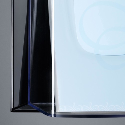 Wand-Prospekthalter 3x A4 je 30mm glasklar Acryl Sigel LH135 Produktbild Additional View 2 L