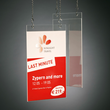 Plakattaschen mit 2 Lochbohrungen zum Aufhängen A4 glasklar Acryl Sigel TA240 Produktbild Additional View 3 S