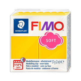 Modelliermasse FIMO Soft ofenhärtend 56g sonnengelb Staedtler 8020-16 Produktbild