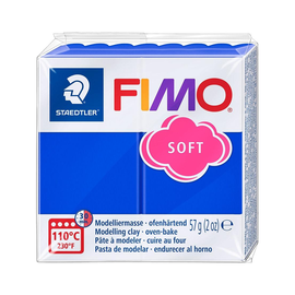 Modelliermasse FIMO Soft ofenhärtend 56g brillantblau Staedtler 8020-33 Produktbild