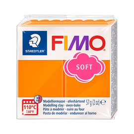 Modelliermasse FIMO Soft ofenhärtend 56g mandarine Staedtler 8020-42 Produktbild