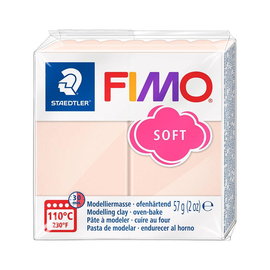 Modelliermasse FIMO Soft ofenhärtend 56g hautfarben hell Staedtler 8020-43 Produktbild