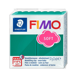 Modelliermasse FIMO Soft ofenhärtend 56g smaragd Staedtler 8020-56 Produktbild