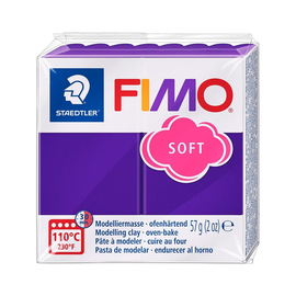 Modelliermasse FIMO Soft ofenhärtend 56g pflaume Staedtler 8020-63 Produktbild