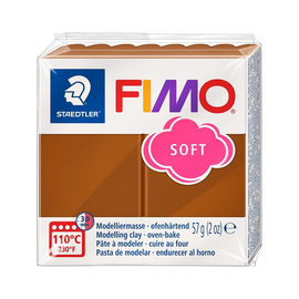 Modelliermasse FIMO Soft ofenhärtend 56g caramel Staedtler 8020-7 Produktbild