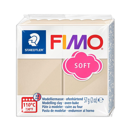 Modelliermasse FIMO Soft ofenhärtend 56g sahara Staedtler 8020-70 Produktbild