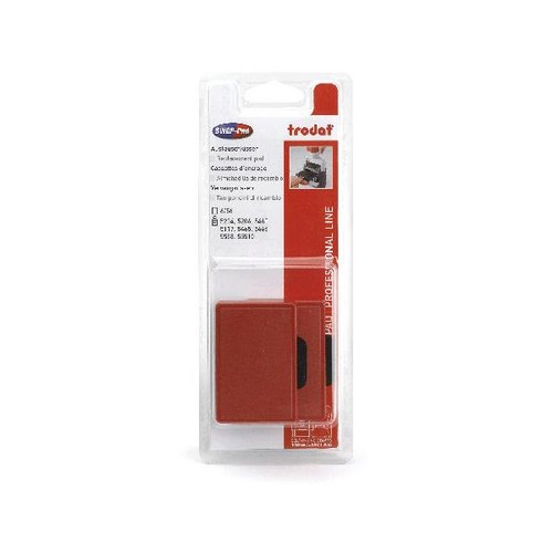 Ersatz-Stempelkissen rot Trodat 6/56 Blisterpackung (PACK=2 STÜCK) Produktbild Front View L