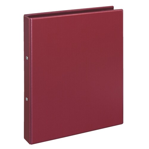 Ringbuch Comfort mit Sichttasche A4 Überbreite 2Ringe Ringe-Ø16mm rot PVC-Folie Veloflex 1144020 Produktbild Front View L