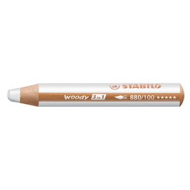 Multitalent-Stift woody 3 in 1 weiß 10mm Mine Stabilo 880/100 Produktbild