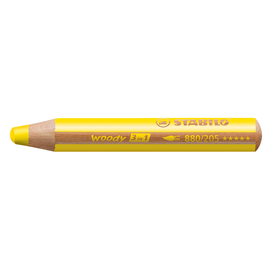Multitalent-Stift woody 3 in 1 gelb 10mm Mine Stabilo 880/205 Produktbild