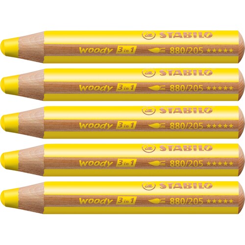 Multitalent-Stift woody 3 in 1 gelb 10mm Mine Stabilo 880/205 Produktbild Additional View 1 L