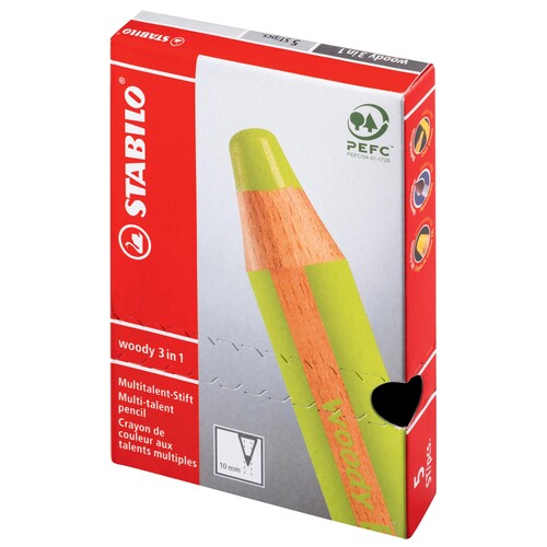 Multitalent-Stift woody 3 in 1 gelb 10mm Mine Stabilo 880/205 Produktbild Additional View 2 L