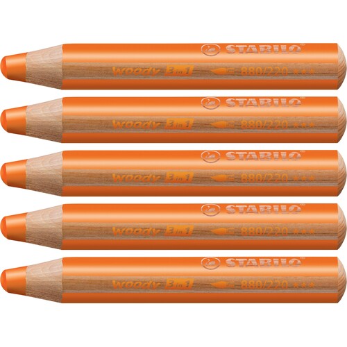 Multitalent-Stift woody 3 in 1 orange 10mm Mine Stabilo 880/220 Produktbild Additional View 1 L
