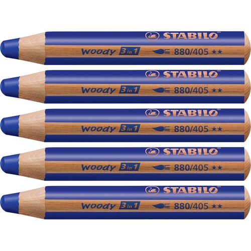 Multitalent-Stift woody 3 in 1 ultramarinblau 10mm Mine Stabilo 880/405 Produktbild Additional View 1 L