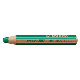 Multitalent-Stift woody 3 in 1 dunkelgrün 10mm Mine Stabilo 880/533 Produktbild