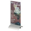 Tischaufsteller PRESENTER A5 150x237x85mm Acryl Aluminiumfuß Durable 8588-19 Produktbild Additional View 1 S