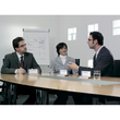 Tischnamensschild DESK PRESENTER DE LUXE 105x297mm transparent mit Aluminiumfuß Durable 8203-19 (PACK=1 STÜCK) Produktbild Additional View 2 S