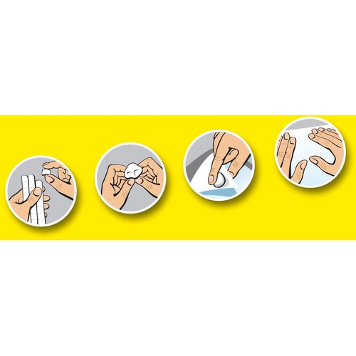 Klebepads patafix weiß wiederablösbar wiederverwendbar UHU 48810 (PACK=80 STÜCK) Produktbild Additional View 1 L