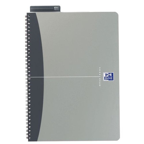 Collegeblock Oxford International A4 kariert Doppelspirale 90Blatt 90g Optik Paper weiß PP 100101421 Produktbild Additional View 1 L