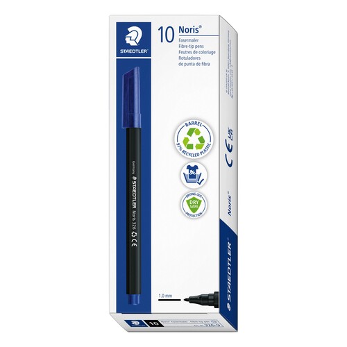 Fasermaler Noris Club 326 1,0mm schwarz Staedtler 326-9 Produktbild Additional View 2 L