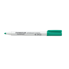 Whiteboardmarker Lumocolor compact 341 1-2mm Rundspitze grün trocken abwischbar Staedtler 341-5 Produktbild