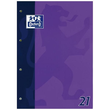 Schulblock 4-fach Lochung Oxford A4 Lin.21 liniert 50Blatt 90g Optik Paper weiß 100050347 Produktbild Additional View 4 S