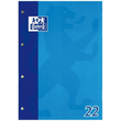Schulblock 4-fach Lochung Oxford A4 Lin.22 kariert 50Blatt 90g Optik Paper weiß 100050348 Produktbild Additional View 3 S