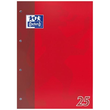 Schulblock 4-fach Lochung Oxford Rand rechts A4 Lin.25 liniert 50Blatt 90g Optik Paper weiß 100050350 Produktbild Additional View 4 S