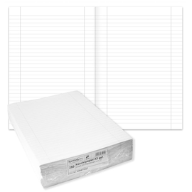 Kanzleipapier Lin.27 liniert mit Randlinien A3/A4 80g weiß BestStandard (PACK=250 BOGEN) Produktbild