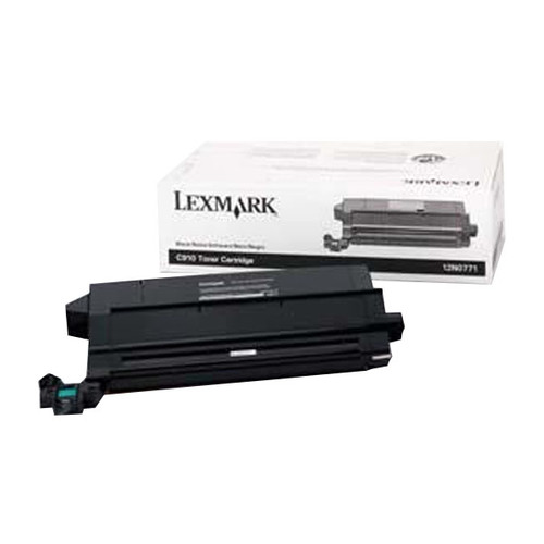 Toner für Optra C910/C912/X912 14000Seiten schwarz Lexmark 12N0771 Produktbild Front View L