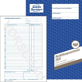 Ausbildungsnachweisbuch für wöchentliche Eintragungen A4 28Blatt Zweckform 2831 Produktbild