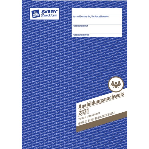 Ausbildungsnachweisbuch für wöchentliche Eintragungen A4 28Blatt Zweckform 2831 Produktbild Additional View 2 L