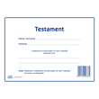Testament-Vordruck 220x163mm weiß Zweckform 2838 Produktbild