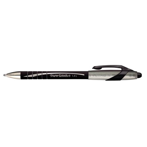 Kugelschreiber Flexgrip Elite M schwarz Papermate S0767600 Produktbild Front View L