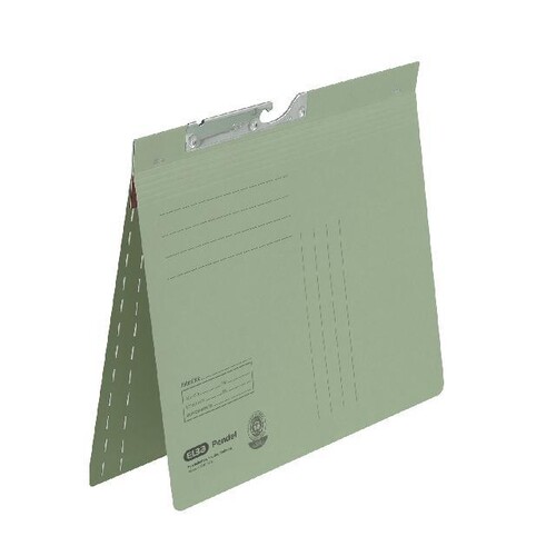 Pendelhefter kaufmännische Heftung 250g grün Manilakarton Elba 100560095 Produktbild Front View L