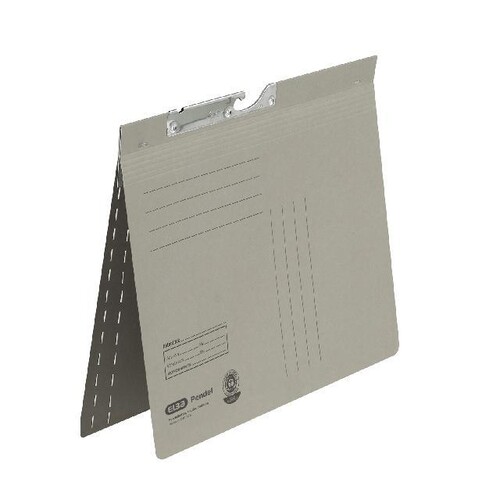 Pendelhefter kaufmännische Heftung 250g grau Manilakarton Elba 100560096 Produktbild Front View L