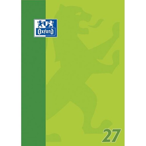 Schulblock 4-fach Lochung Oxford Rand links+rechts A4 Lin.27 liniert 50Blatt 90g Optik Paper weiß 100050352 Produktbild Additional View 1 L