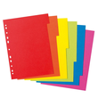 Register Blanko A4 225x300mm 6-teilig vollfarbig Karton Herlitz 300002996 Produktbild Additional View 1 S