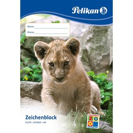 Zeichenblock C4/20 A4 20Blatt Pelikan 300003858 Produktbild