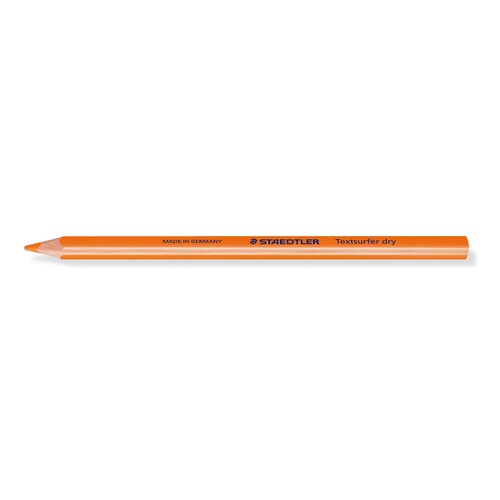 Trockentextmarker Textsurfer Dry 4mm Rundspitze orange Staedtler 12864-4 Produktbild Front View L
