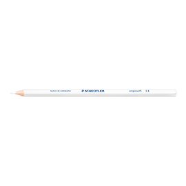 Farbstift ergo soft 157 dreikant weiß Staedtler 157-0 Produktbild