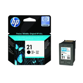 Tintenpatrone 21 für HP DeskJet3940/PSC1410 5ml schwarz HP C9351AE Produktbild
