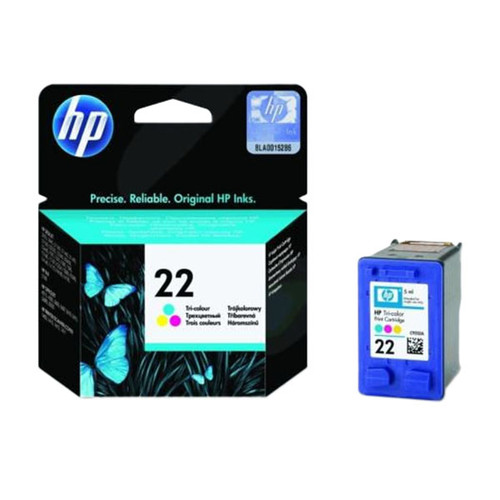 Tintenpatrone 22 für HP DeskJet D1360/PSC1410 5ml farbig HP C9352AE Produktbild Front View L