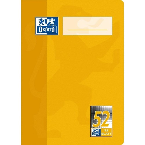 Oktavheft Oxford A6 kariert farbig sortiert 32Blatt 90g Optik Paper weiß 100050397 Produktbild