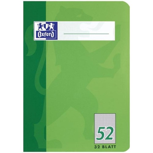 Oktavheft Oxford A6 kariert farbig sortiert 32Blatt 90g Optik Paper weiß 100050397 Produktbild Additional View 3 L