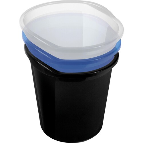 Papierkorb ECONOMY 13l weiß transluzent Helit H2360210 Produktbild Additional View 1 L